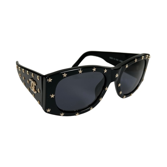 Chanel Star Studded CC Logo Sunglasses - Picture 1 of 8